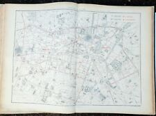 Paris IX & Xth - Prefect TRASH Very Rare Plan from 1895 to 1/5000 (67 x 94 cm) picture