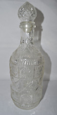 Vintage Federal Glass Whiskey Glass Decanter picture
