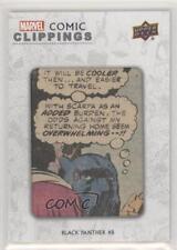 2020 Upper Deck Marvel Ages Comic Clippings 25/75 Black Panther #8 #BP-8 0nn3 picture
