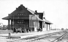 Railroad Train Station Depot Watertown South Dakota SD Reprint Postcard picture