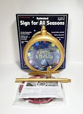 MR. Christmas Animated Sign For All Seasons, 10 Images, LED'S, Battery Operated picture