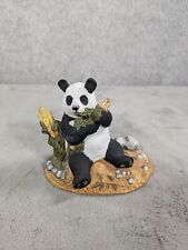 Collectible Royal Heritage Porcelain Sculpture Panda Bear Figurine picture