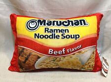 Unused Maruchan Ramen Noodle Soup Beef Flavor Soft Cloth Pillow 10