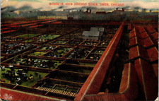 Birdseye View Chicago Stock Yards Chicago Postcard c1912 picture