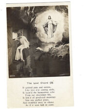 c1900s The Lost Chord Church Poem Bamforth Religious RPPC Undivided Postcard UNP picture