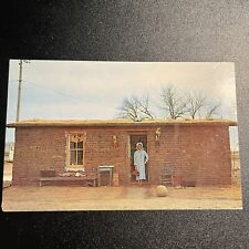 Sod House Indian Museum Oberlin KS Kansas Postcard picture