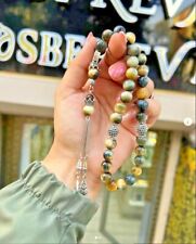 Handmade Natural Stone Misbaha Prayer Beads Rosary Tasbeeh Tasbih Tesbih Islamic picture