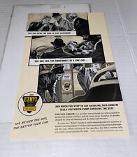 Vintage 1940s Ethyl Gasoline Co Print AD Page Shows Gas Pump 1941 Prop picture
