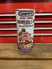 VINTAGE WYNN'S RACING FORMULA SNOWMOBILE OIL CAN picture