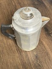 Vintage Badger Coffee Percolator, 10 Cup Aluminum w/ Break-No-More Glass Top picture