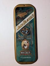 Vintage Jack Daniel's Old No. 7 Real Thermometer Embossed Metal Sign 9x25 New picture