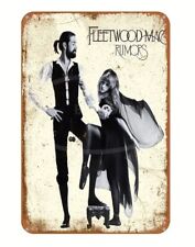 Retro Vintage FLEETWOOD MAC Rumors Tin Metal Sign 8 x 12 NEW Sealed picture