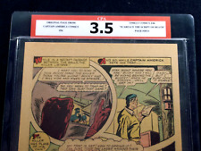 Captain America Comics #54 CPA 3.5 SINGLE PAGE #10/11 Scarface Script of Death picture