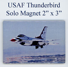 Air Force Thunderbirds Solo Plane F-16 1-Magnet Collectible Memento picture