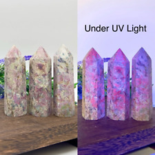 Ruby In Kyanite Points UV Reactive Natural Crystal Generators Australian Seller picture