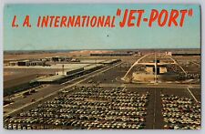 Postcard LA Los Angeles California International Jet Port Airport picture