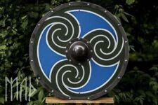 X-MAS GIFT Wood & Metal MEDIEVAL Knight Shield Handcrafted Viking Shield.. picture