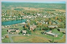 Machias Maine, Washington State College, Aerial View, Vintage Postcard picture
