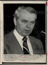 1974 Press Photo Robert C. Byrd, assistant Senate Democratic leader in D.C. picture