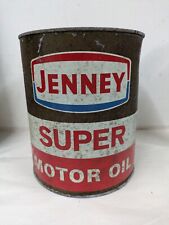 Vintage Jenny Super Motor Oil 1 Gallon Can picture