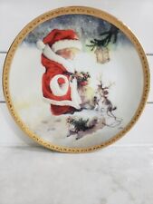 1993 Hamilton Christmas Collector Plate Santa's Littlest Reindeer Lisi Martin picture