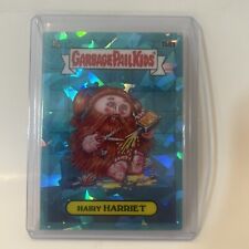 Garbage Pail Kids Hairy Harriet 150a Sapphire Aqua Teal Refractor Numbered /99 picture