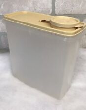 Vintage Tupperware Cereal Keeper 469-14 Storage Container With Beige Lid picture