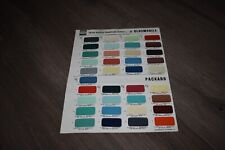 1956 Oldsmobile & Packard paint chip sheet Olds picture