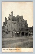 Ottumwa IA-Iowa, Y.M.C.A. Building, Corner Drug Store Vintage Souvenir Postcard picture