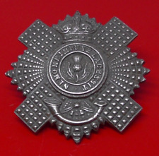 4th 5th Battalion Royal Scots Metal Cap Badge British Army King's Crown picture