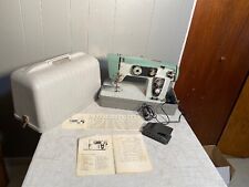 Vintage Riviera All Metal Heavy duty Zig-Zag Sewing Machine Made in Japan picture