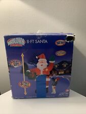 Gemmy 2006 Airblown Inflatable 8-ft Santa Lights Up Tested And Works  picture