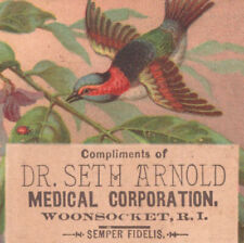 1890s Dr Seth Arnold Medical Corporation Woonsocket Rhode Island Trading Card picture