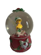 Authentic Christmas 2004 Exclusive Disney Store Tinker Bell Lighted Snow Globe  picture