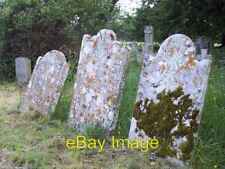 Photo 6x4 Mosses and Lichens Salisbury Gravestones at St Peter's Chu c2007 picture