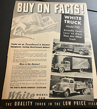 1937 White Model 700 Trucks - Vintage Original Automotive Print Ad / Wall Art picture