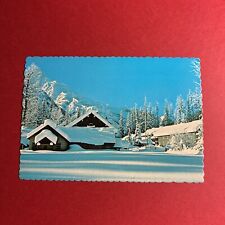 (1) Vintage Postcard Of The Snow-Covered Holden Village In Chelan, Washington picture