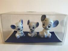 Vintage BOMA Delft Blue Blauw Holland Mice Mouse Set of 3 in Box NEW Miniature picture