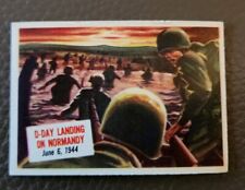1954 Topps Scoop #16 D-Day Landing On Normandy June 6, 1944 PSA 5 picture