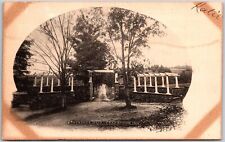1907 Entrance Gate Cragsmoor Inn New York NY Trees Antique Posted Postcard picture