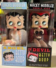 ANGEL & LIL' DEVIL Betty Boop Wacky Wobbler Bobble Head Set of 2, by Funko picture
