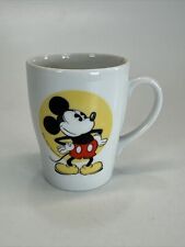 Vintage Walt Disney Prod Porcelain White Coffee Mug Cup Mickey Mouse Japan  picture
