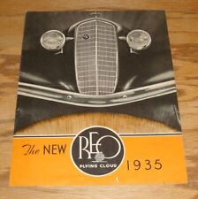 Original 1935 REO Flying Cloud Sales Brochure Folder 35 picture
