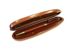 Luxury Rosewood Ballpoint Pen With Gold Tone Accent And Rosewood Case picture