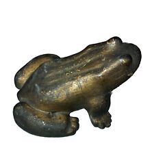 Antique cast iron frog door stop Figurine  3“ X 5“ And Weighs Over 5 Pounds ￼ picture
