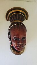1950s African Wall Mask Vintage picture