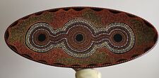 Pam Grandy Hall Aboriginal tribal art plate 20.5