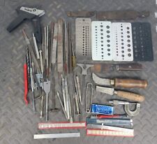 Vintage Bits Machinist Tooling Screws Lathe Micrometer Mixed Tool Lot picture