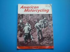 American Motorcycling Magazine August 1966 - Sammy Tanner Vintage BSA Motorcycle picture