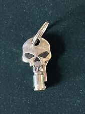 Vintage Harley Davidson Barrel Skull Key No Code Preowned picture